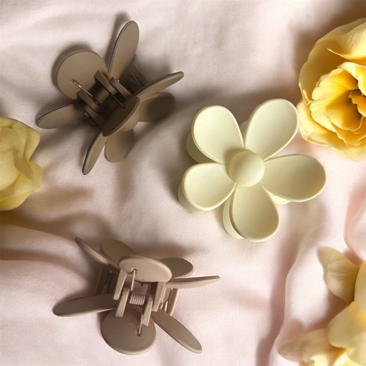 Flower Hair Claw Fall