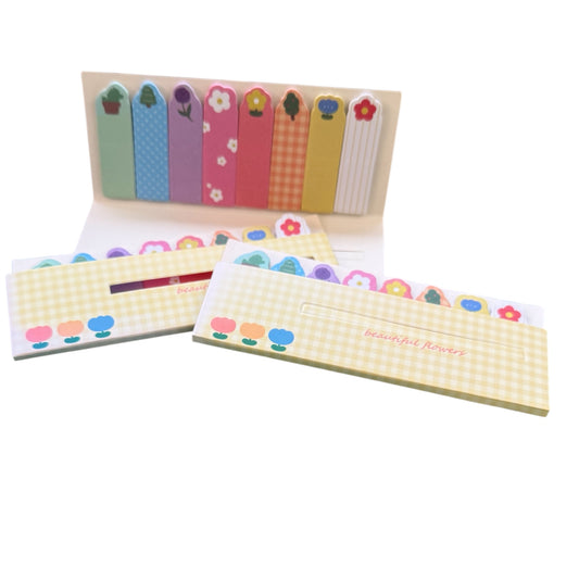 Flower Index Note Sticker Set