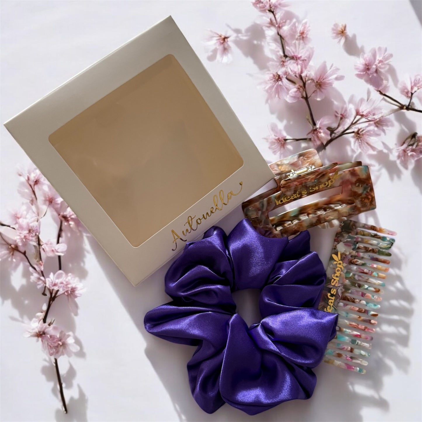 Gift Box - Scrunchie - Comb - Claw
