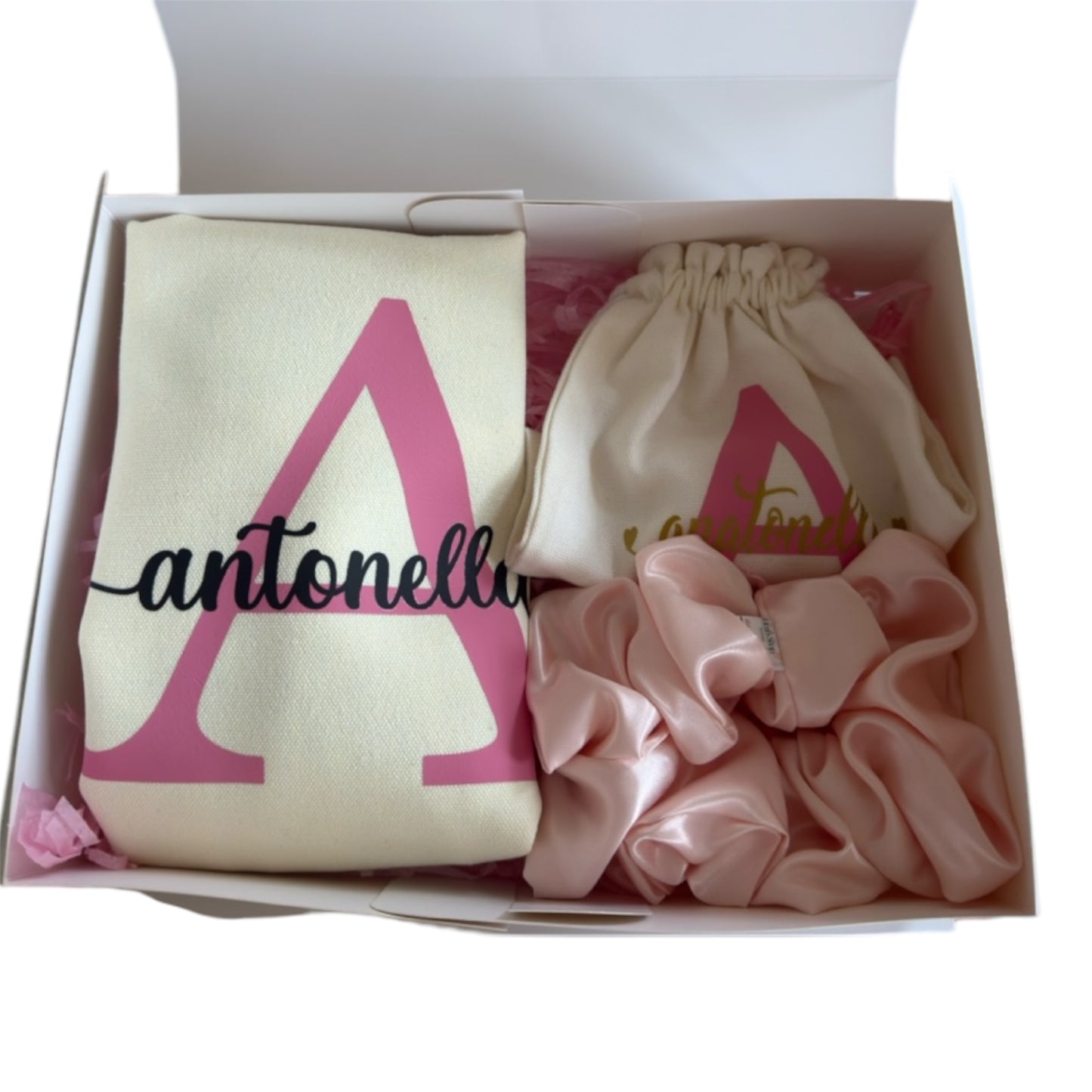 Gift Box: Personalized Tote Bag and Pouch