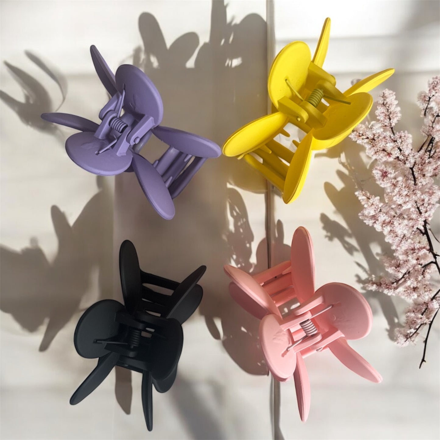 Flower Hair Claw Sunrise