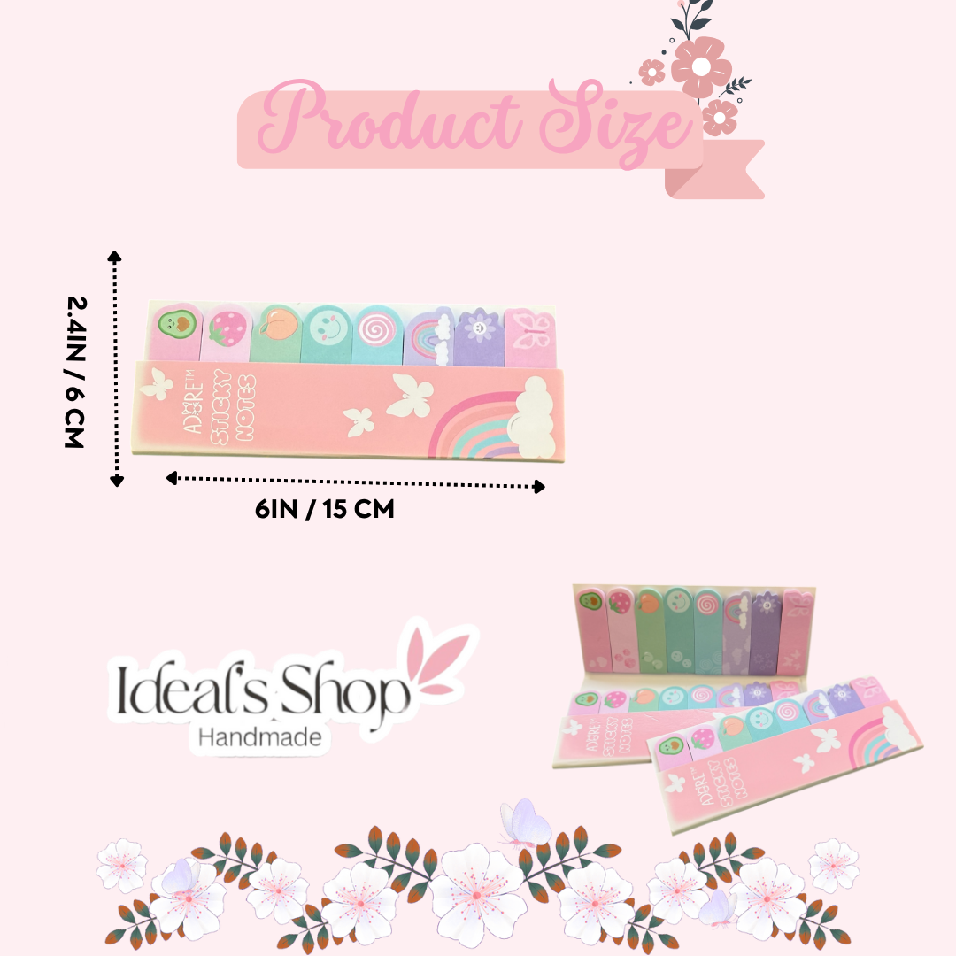 Adorable sticker index tab set