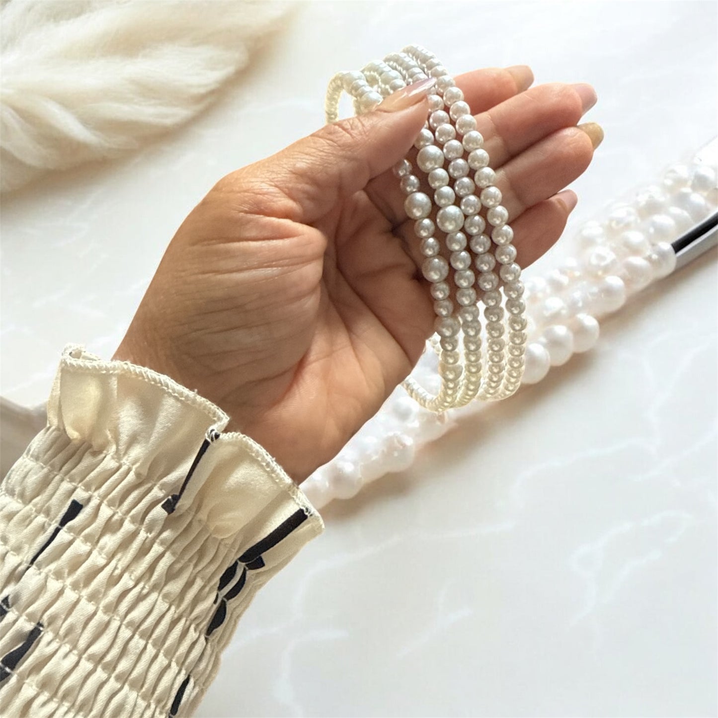 Classic Pearl Headband