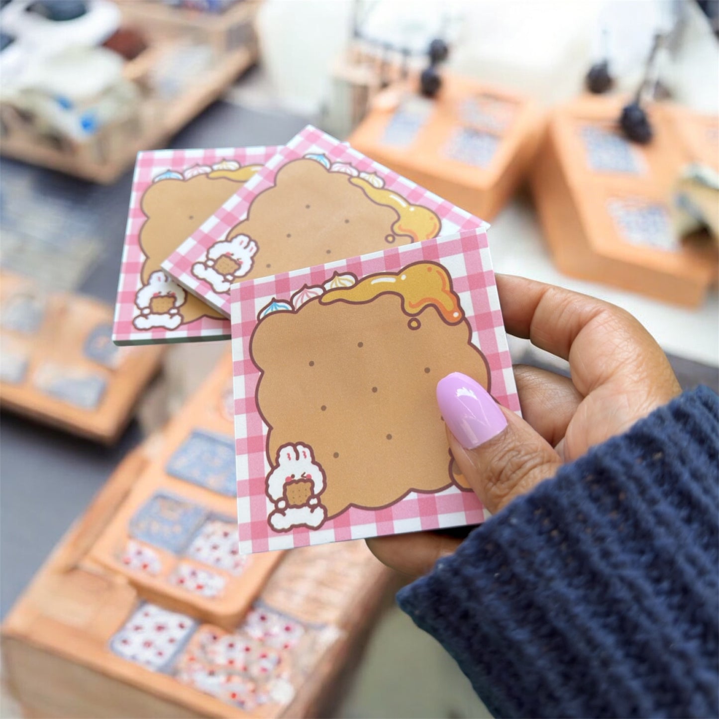 Pink Cartoon Notepad