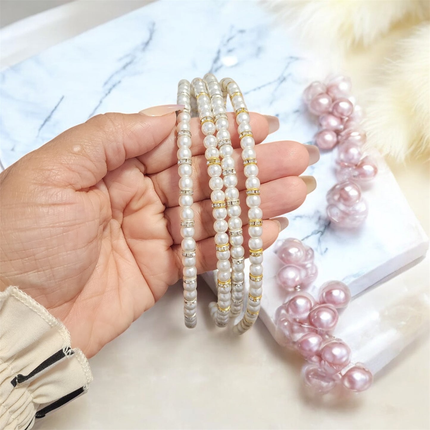 Elegant Pearl Headband