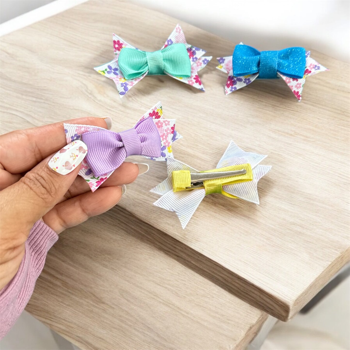 Spring Baby Bows
