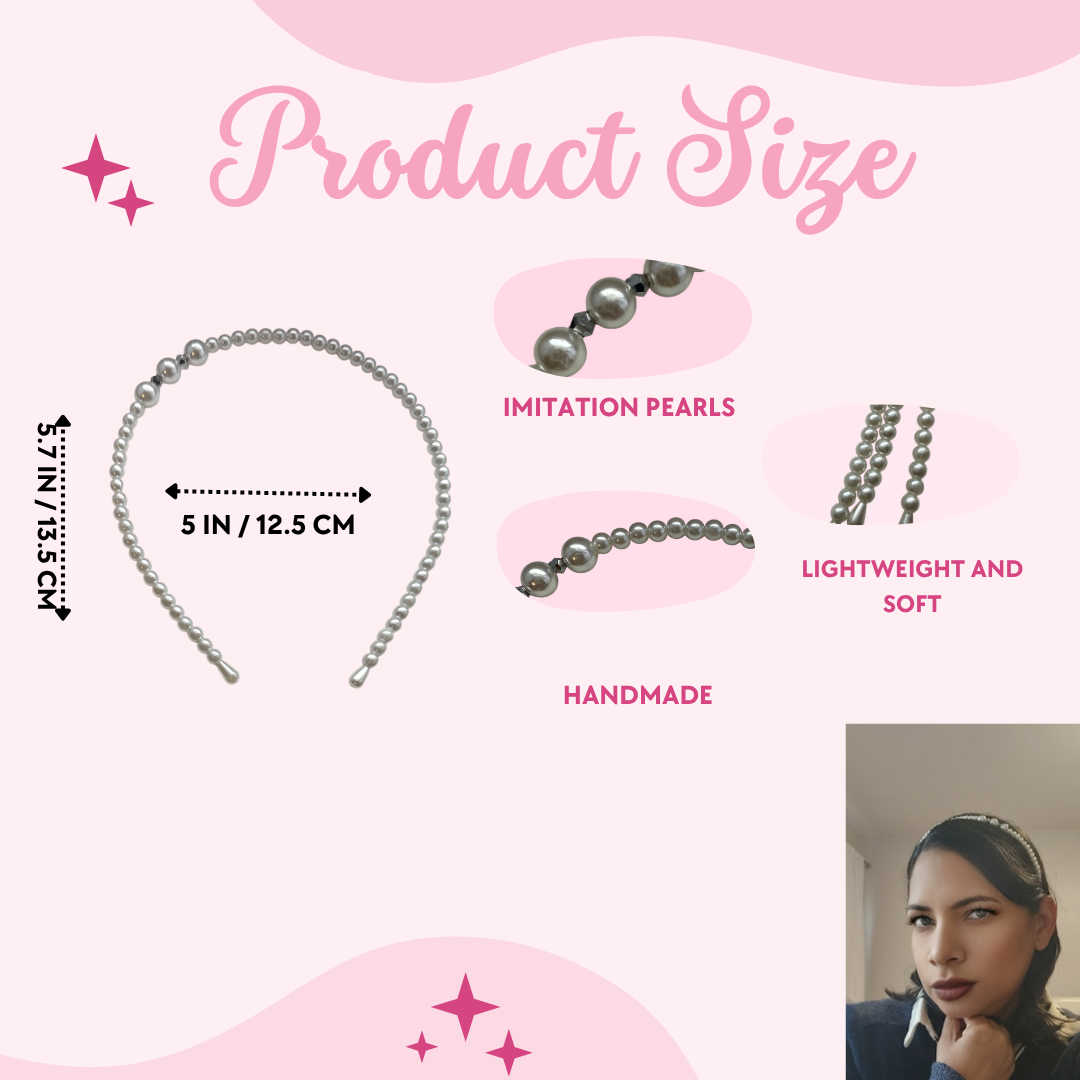 Coquette Pearl Headband