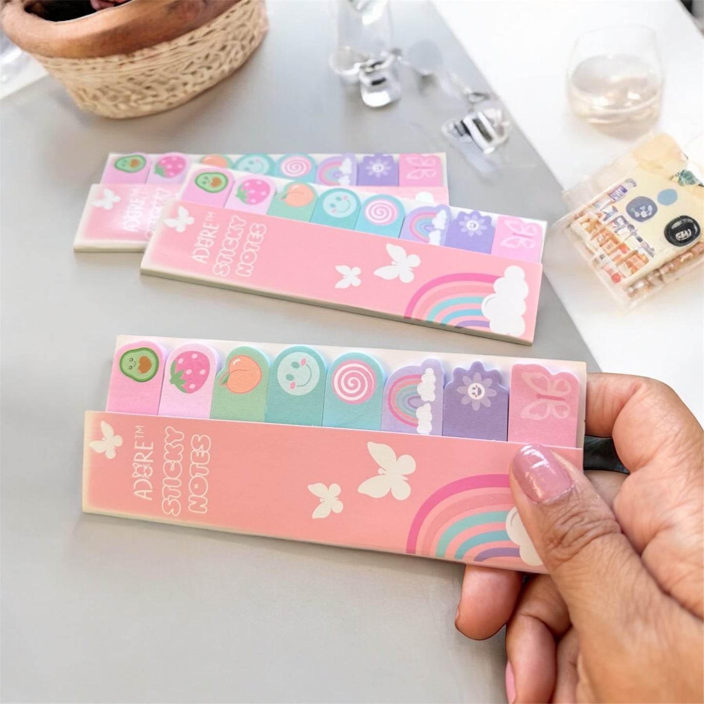 Adorable sticker index tab set