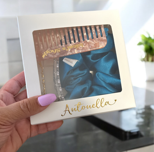 Gift Box - Scrunchie - Comb - Claw