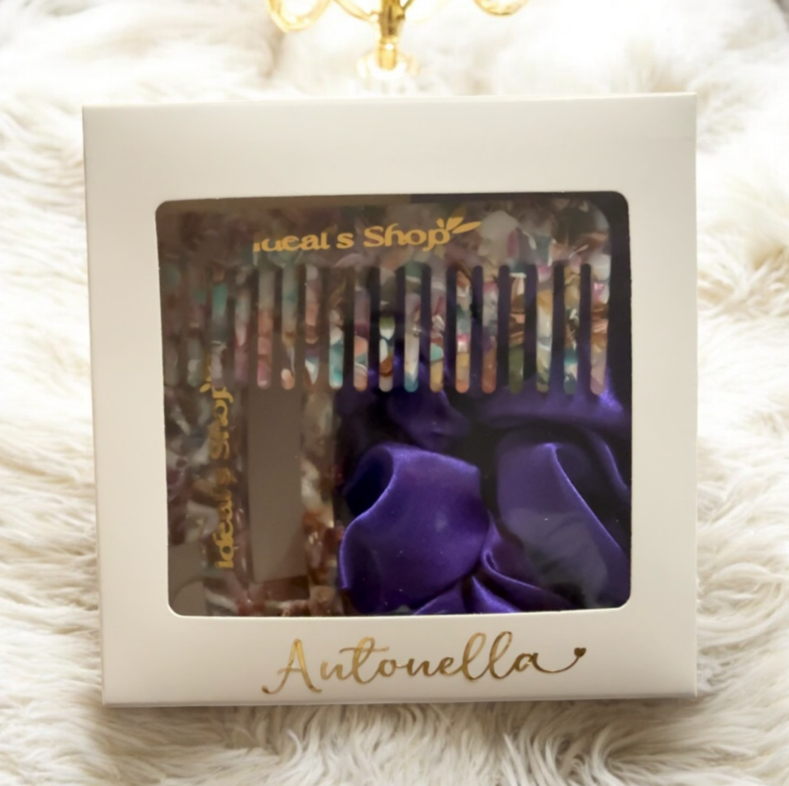 Gift Box - Scrunchie - Comb - Claw