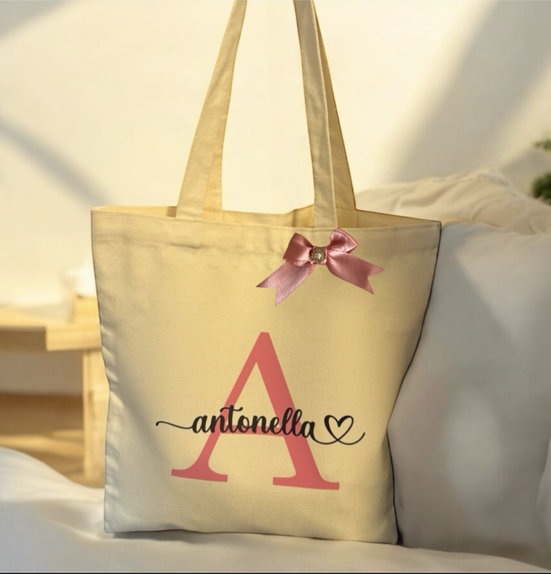 Gift Box: Tote Bag, Card Holder, and Name Keychain