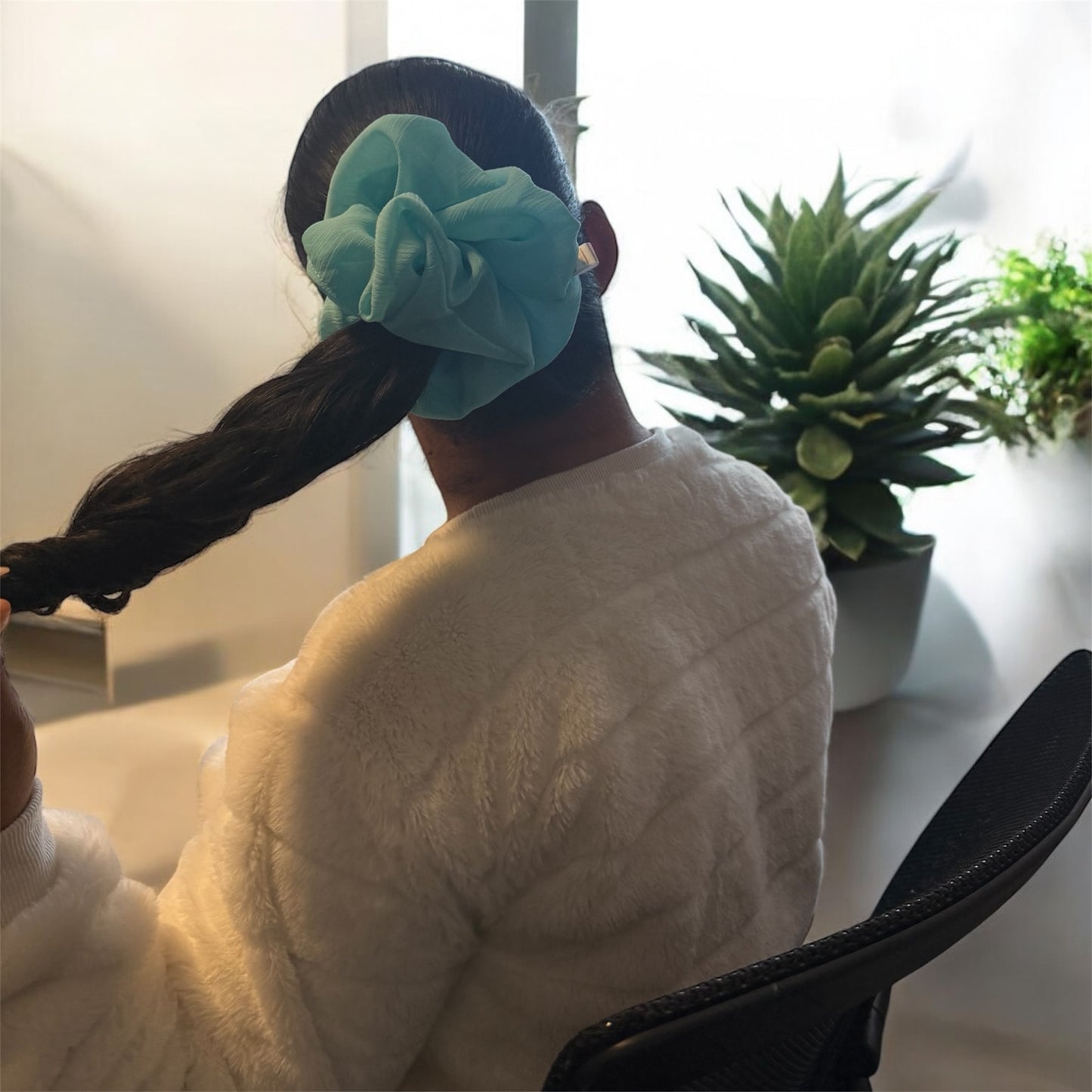 Scrunchies XL Aguamarina