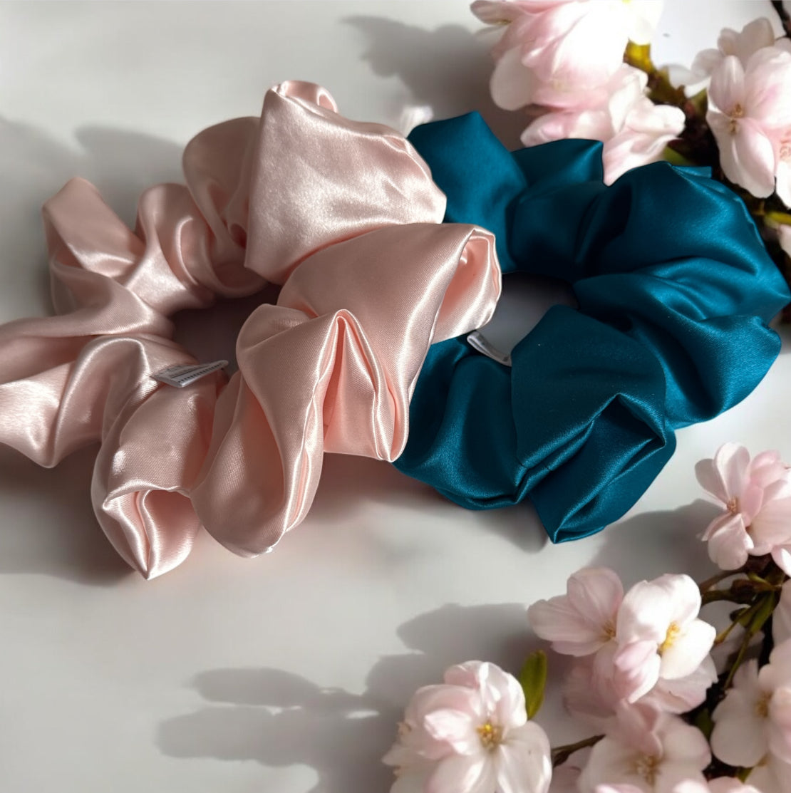 Satin Scrunchies for Women & Girls