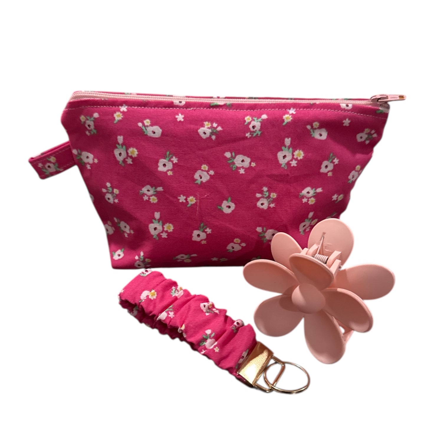 Luxury Essentials Trio | Coin Purse, Scrunchie &amp; Keychain Bracelet