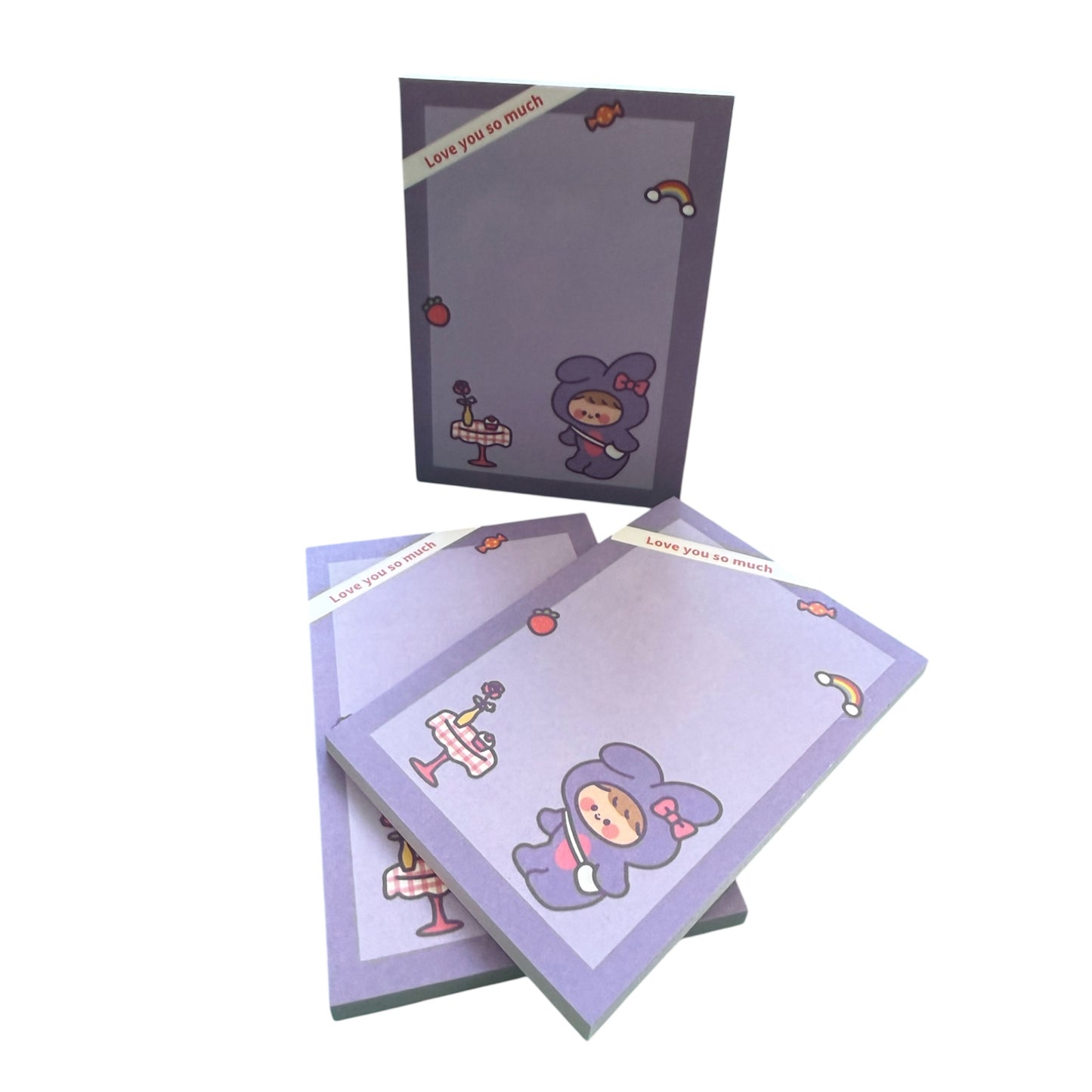 Purple Cartoon Notepad