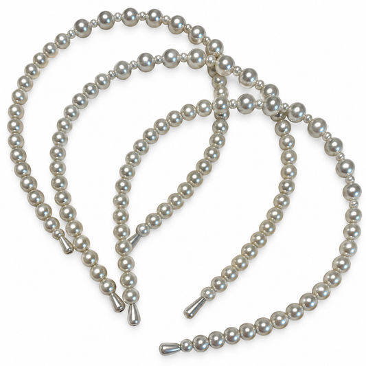 Casual Pearl Headband with Faux Pearls