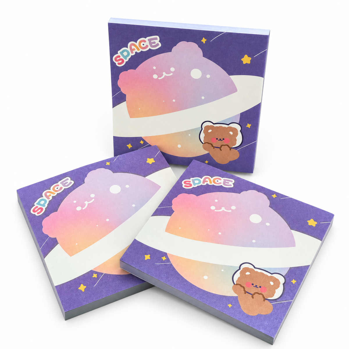 Floral Kawaii Sticky Notepad
