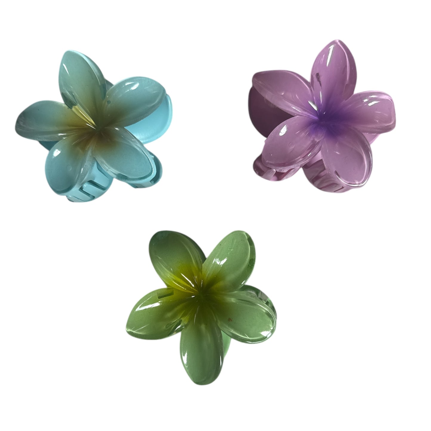 Sparkly Flower Hair Claw