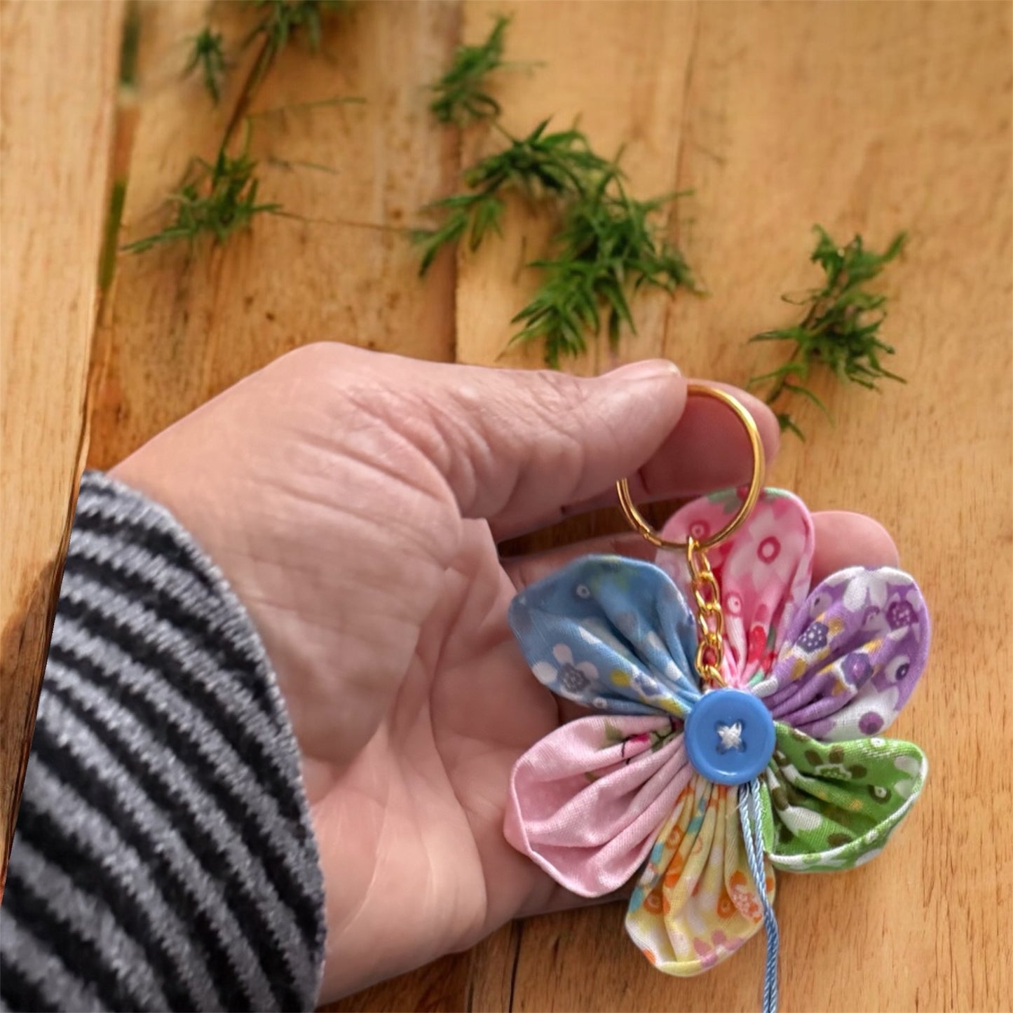 Small Essential Beauty Trio | Coin Purse, Scrunchie & Keychain Gift Set