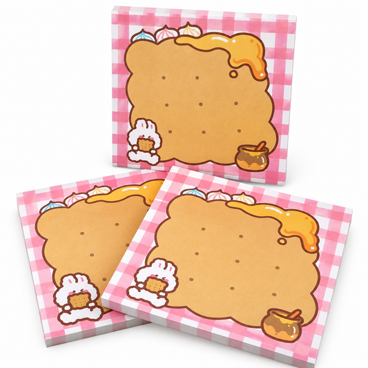 Pink Kawaii Cartoon Notepad