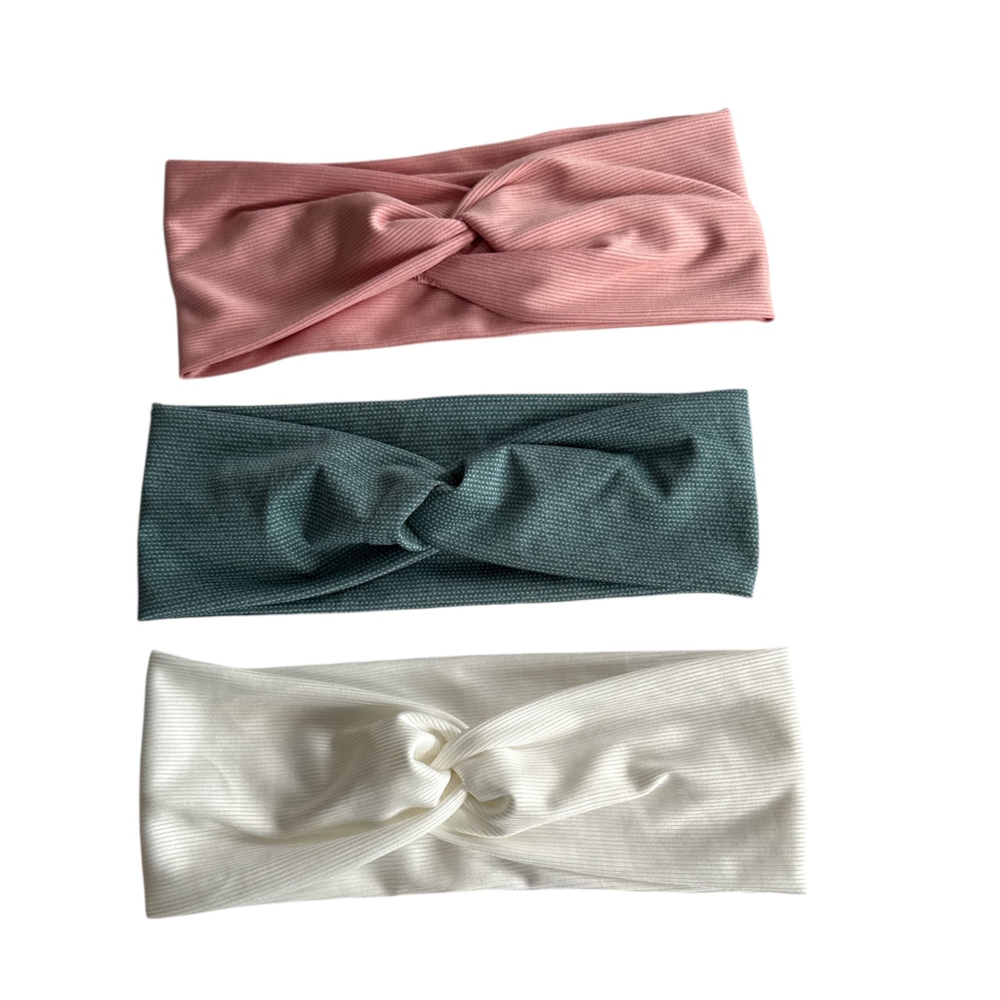 Set of 3 Soft, Stretchy Crisscross Headbands