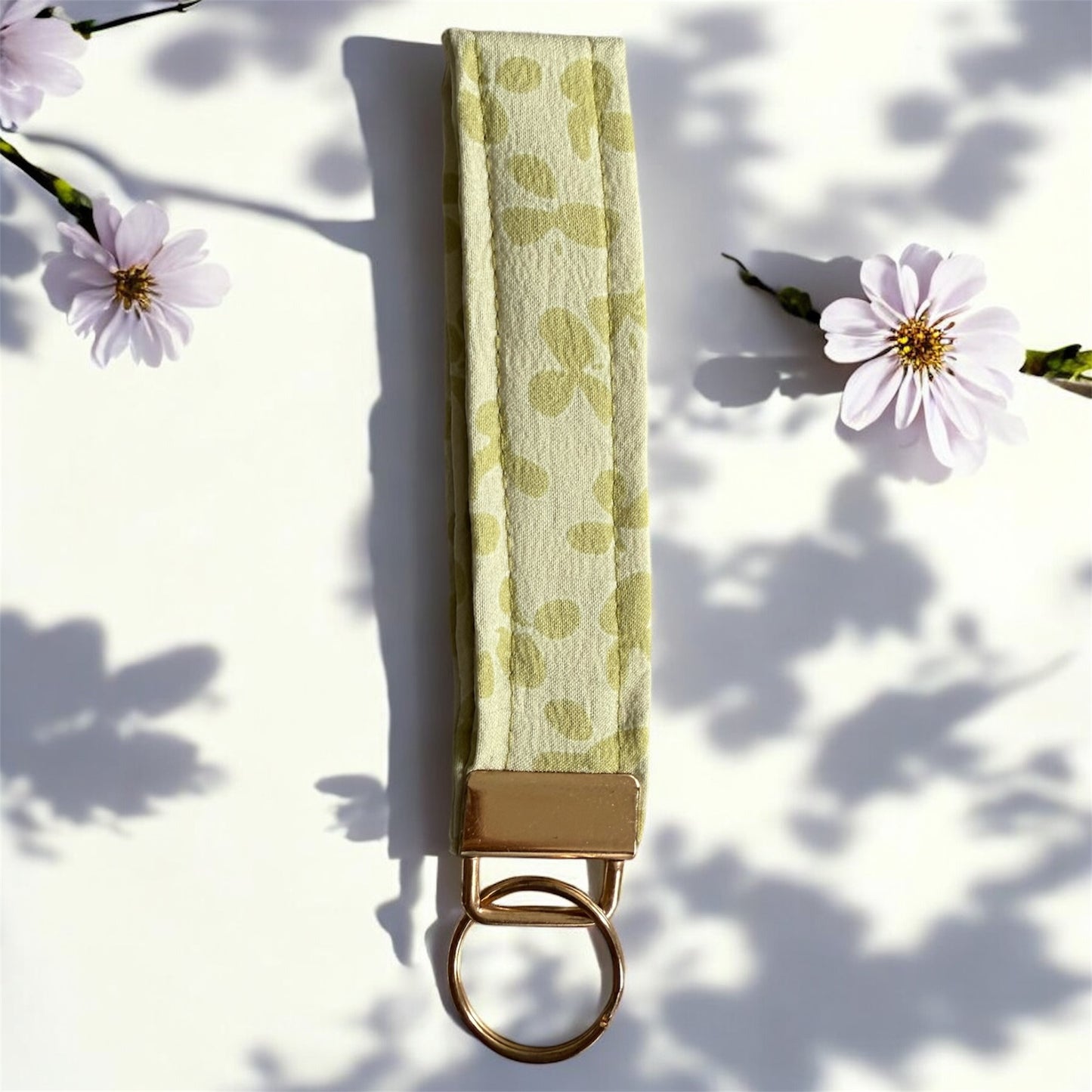 Rectangular Wristlet Keychains Green