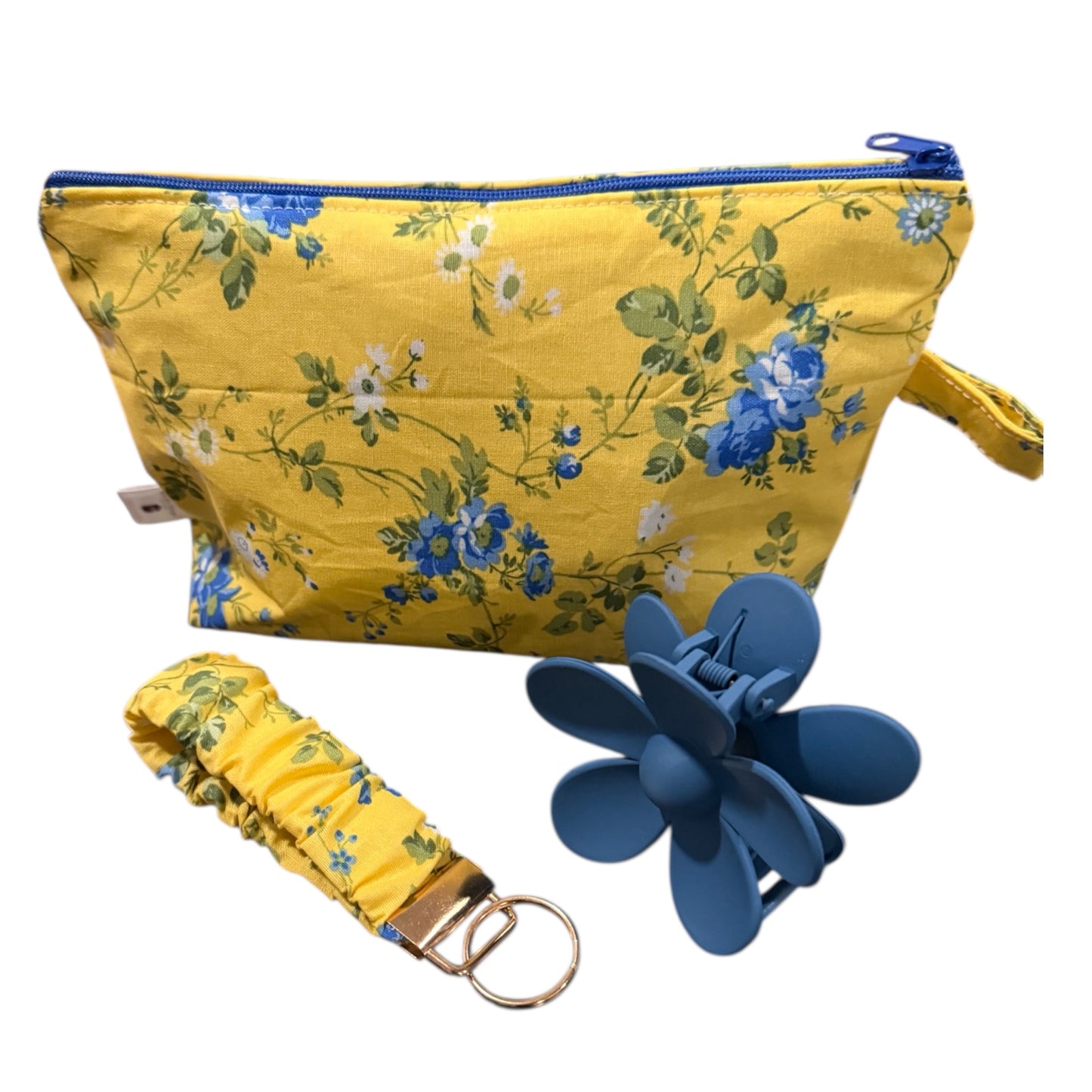 Luxury Essentials Trio | Coin Purse, Scrunchie &amp; Keychain Bracelet