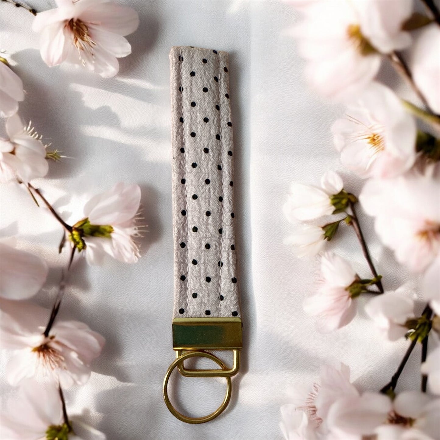 Rectangular Wristlet Keychains in Pink