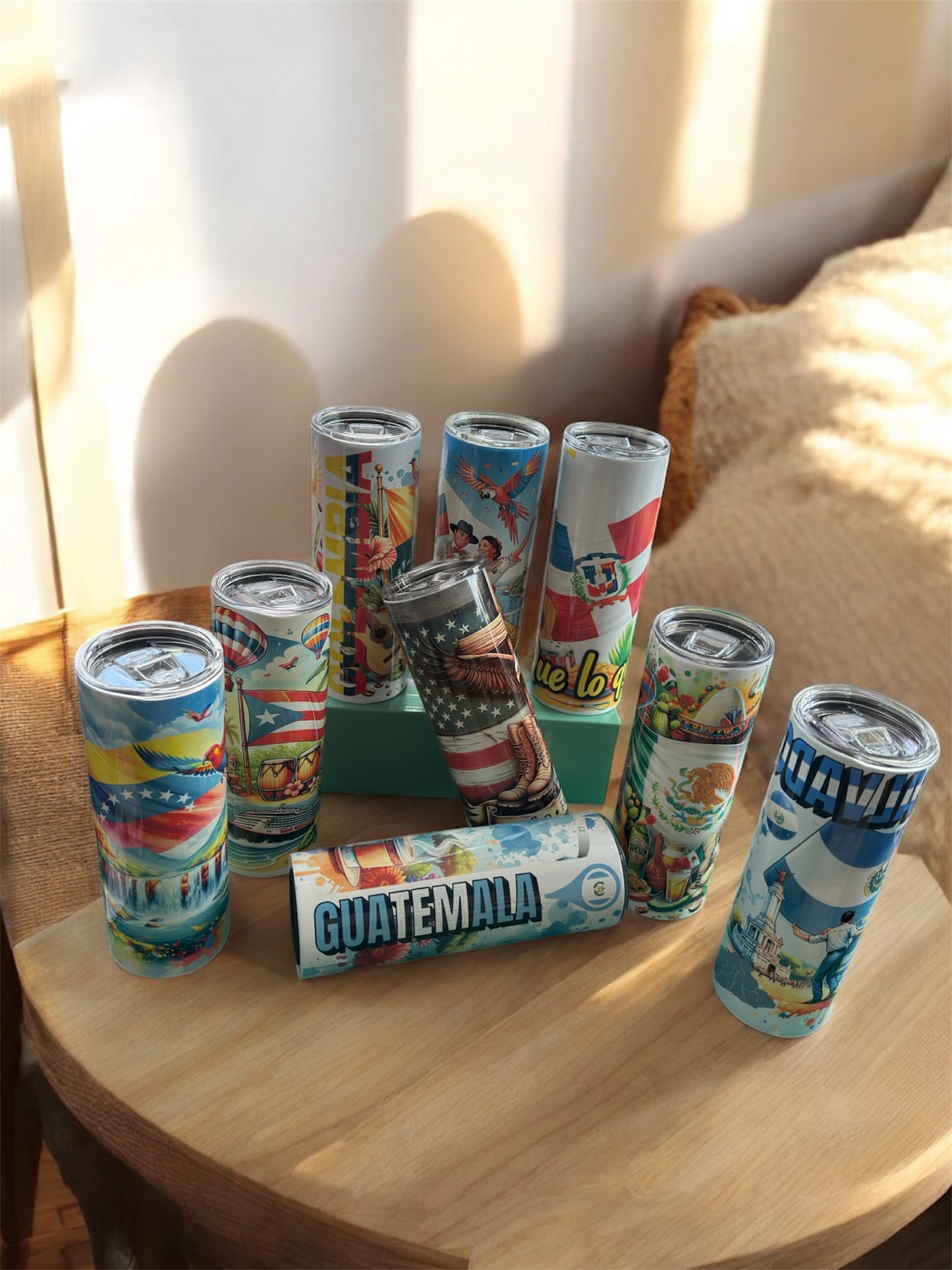 Personalized 20 oz Tumbler Countries