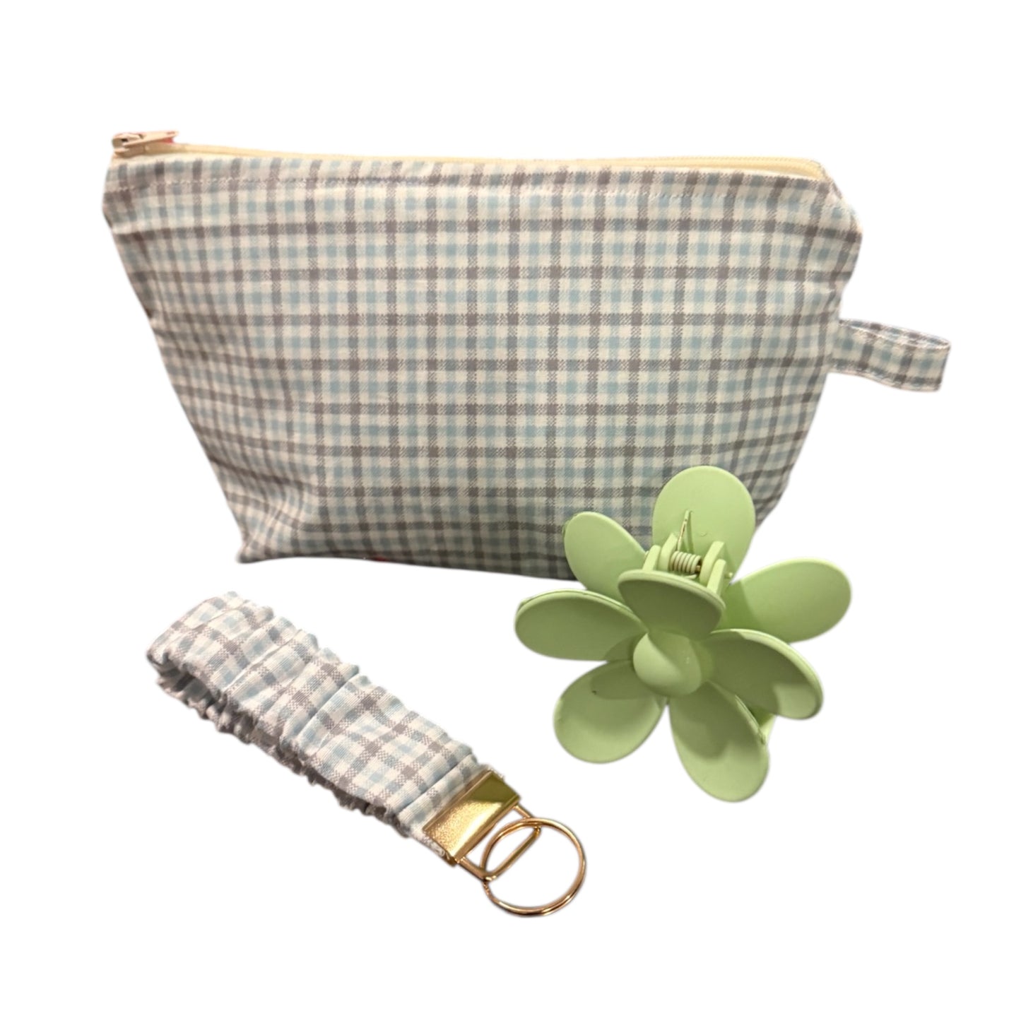 Luxury Essentials Trio | Coin Purse, Scrunchie &amp; Keychain Bracelet